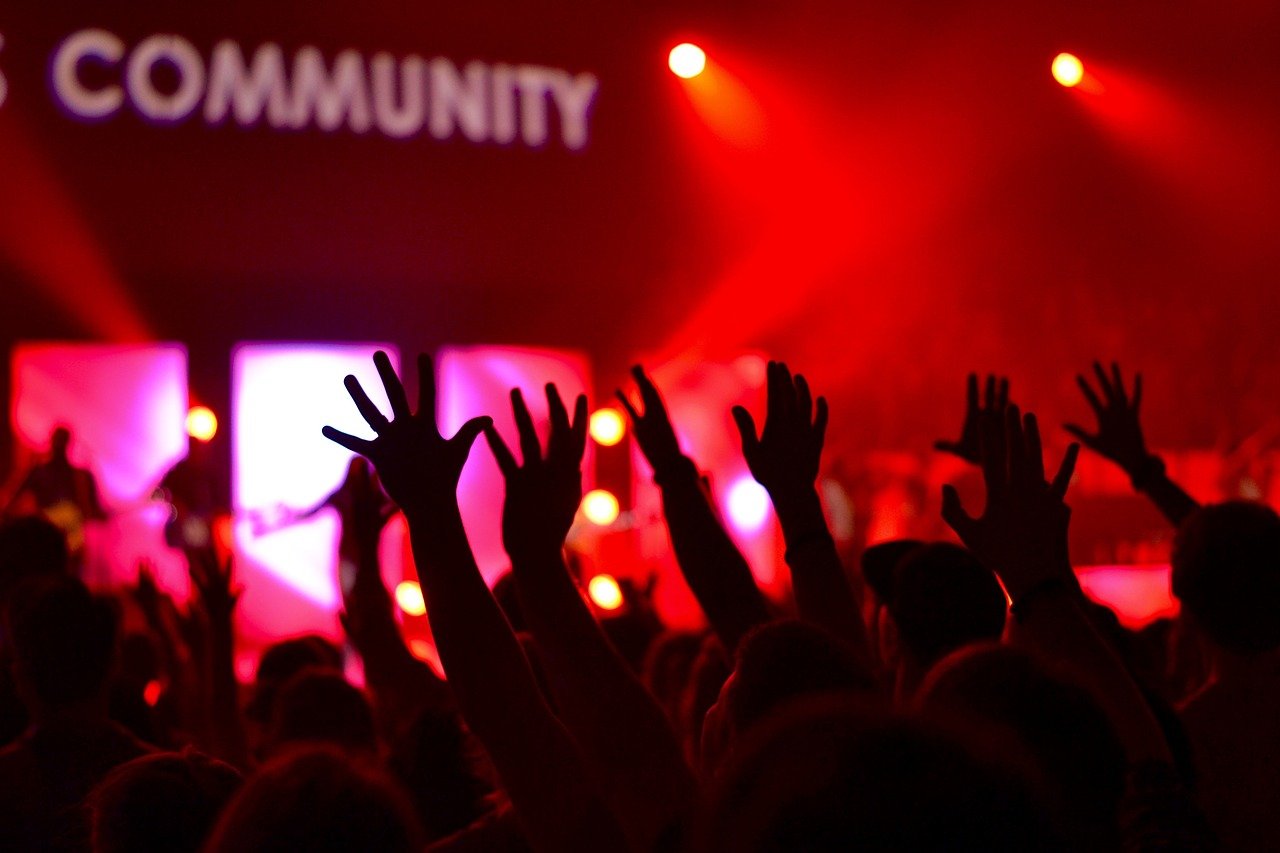 audience, crowd, event